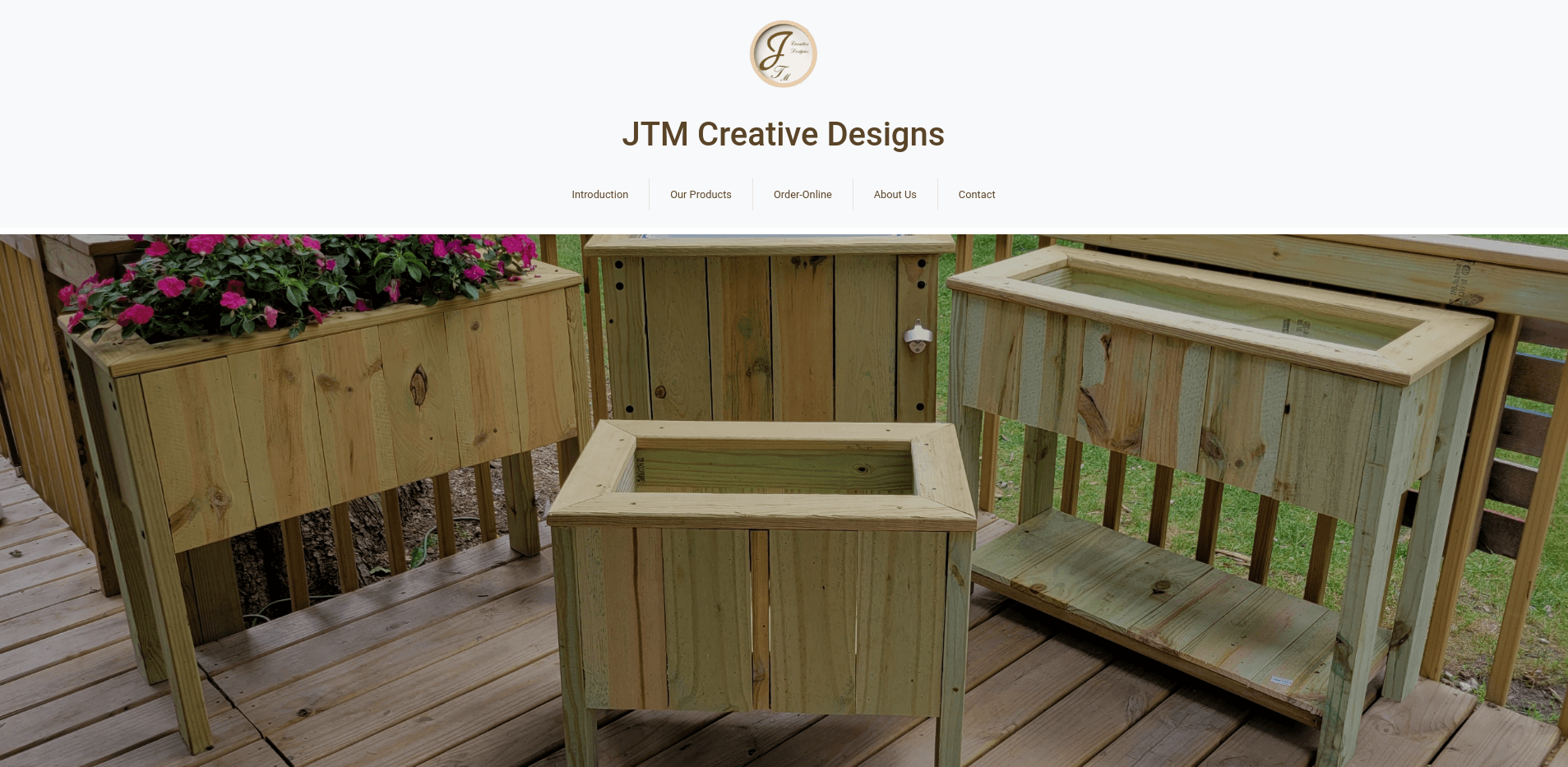 JTM Creative Designs project screenshot