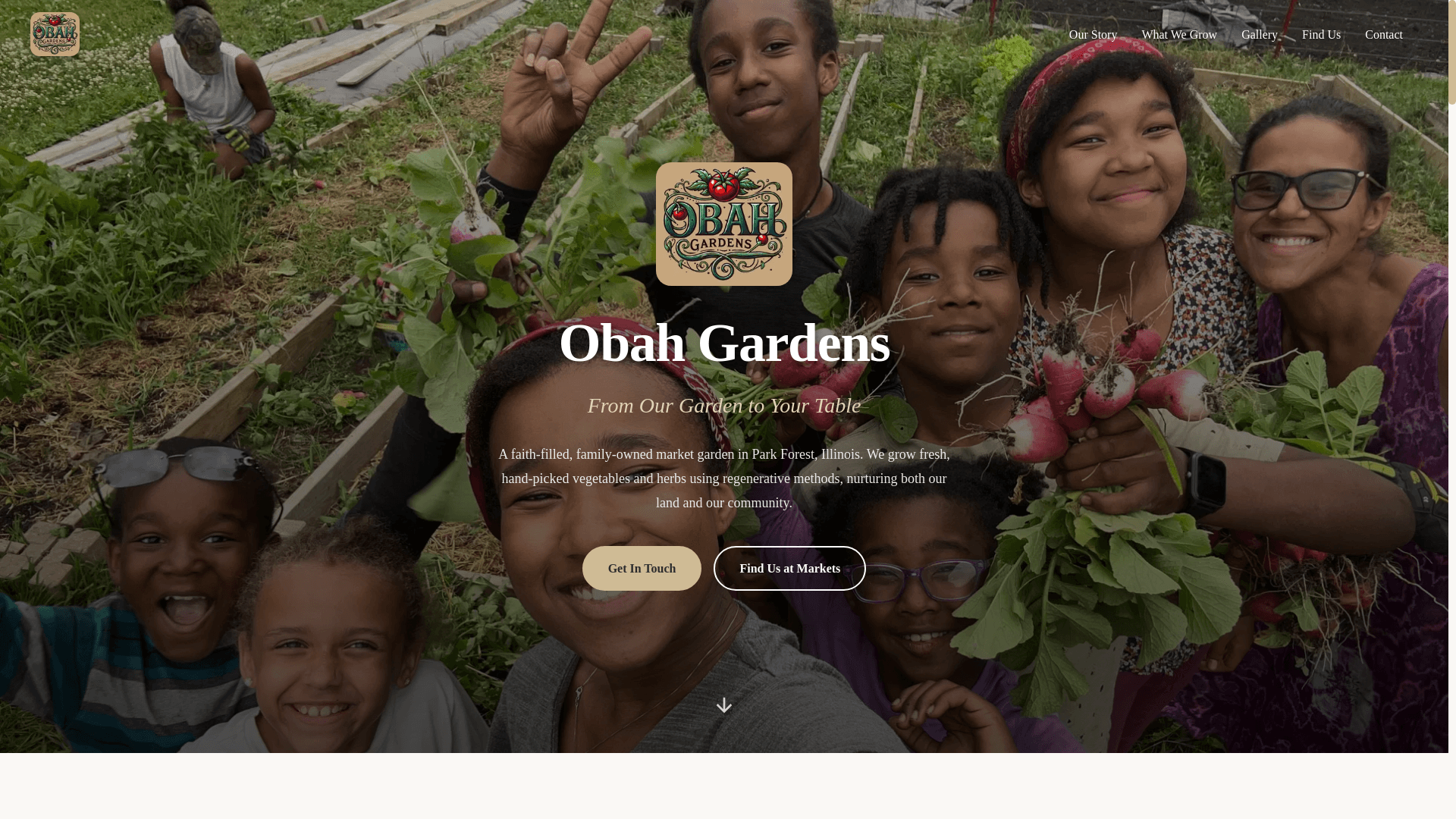 Obah Gardens project screenshot